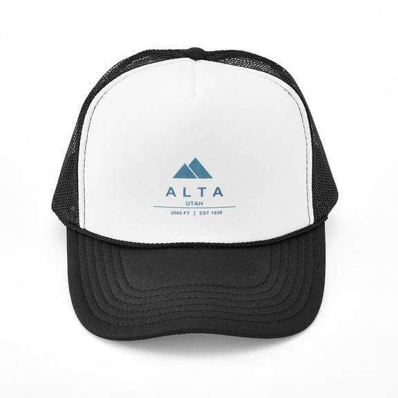 CafePress - Alta Ski Resort Utah - Adjustable Unisex Printed Trucker Hat with Mesh Back