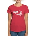 thumbnail image 1 of CafePress - Alta Utah Skier T Shirt - Women's Traditional Fit Dark T-Shirt, 1 of 4