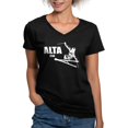 thumbnail image 1 of CafePress - Alta Utah Skier T Shirt - Women's V-Neck Dark T-Shirt, 1 of 4