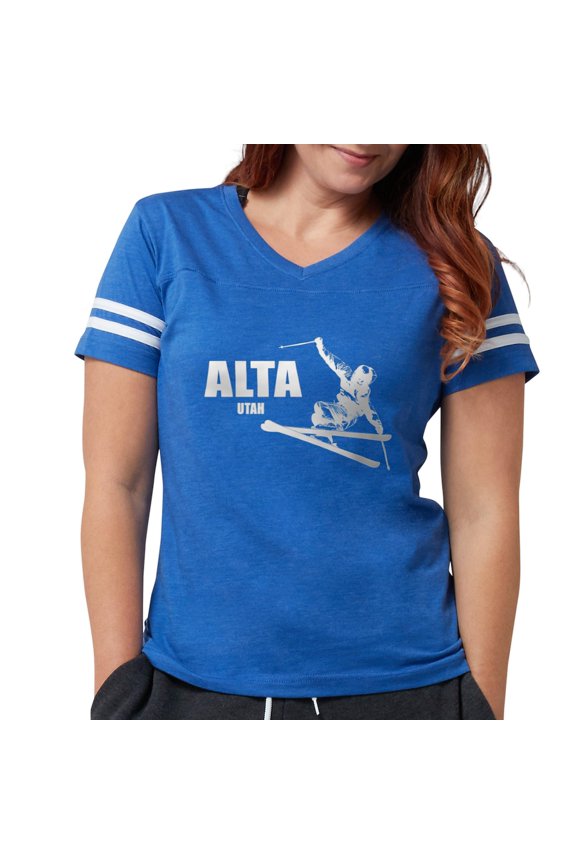 - Alta Utah Skier T Shirt - Womens Football Shirt