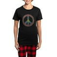 thumbnail image 1 of CafePress - Alternate Peaces Pajamas - Women's Short Sleeve Print T-Shirt and Pants Dark Cotton Pajama Set, 1 of 7