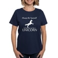 thumbnail image 1 of CafePress - Always Be Yourself Unless You Can Be A Unicorn Whi - Women's Traditional Fit Dark T-Shirt, 1 of 4