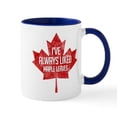 thumbnail image 1 of CafePress - Always Liked Maple Leaves Mug - 11 oz Ceramic Mug - Novelty Coffee Tea Cup, 1 of 4
