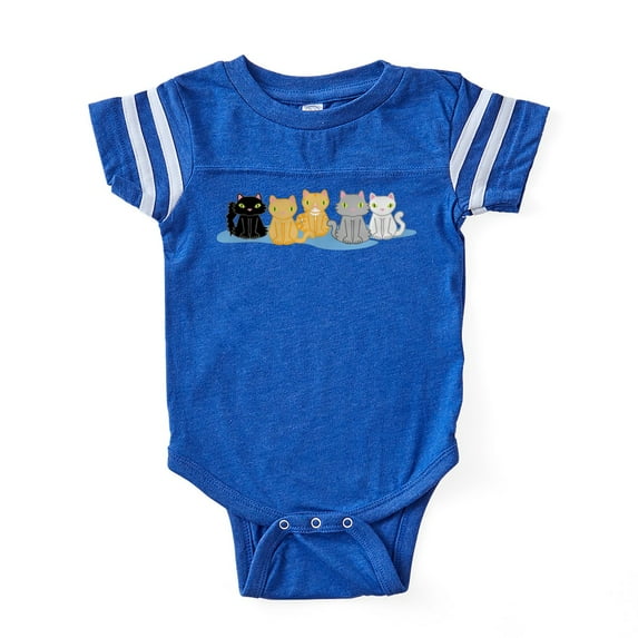CafePress - Alyssa 8 Copy - Cute Infant Baby Football Bodysuit
