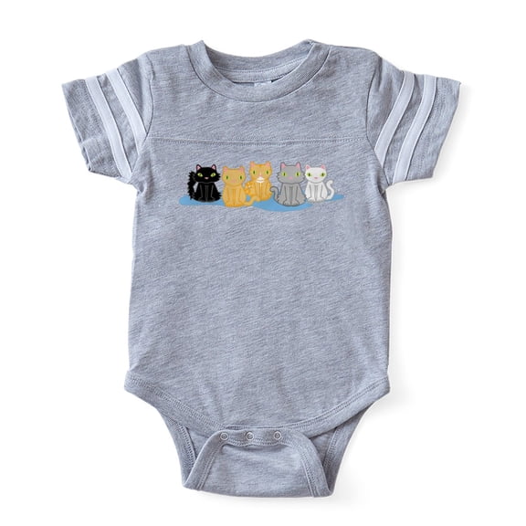 CafePress - Alyssa 8 Copy - Cute Infant Baby Football Bodysuit