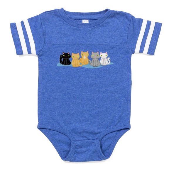CafePress - Alyssa 8 Copy - Cute Infant Baby Football Bodysuit