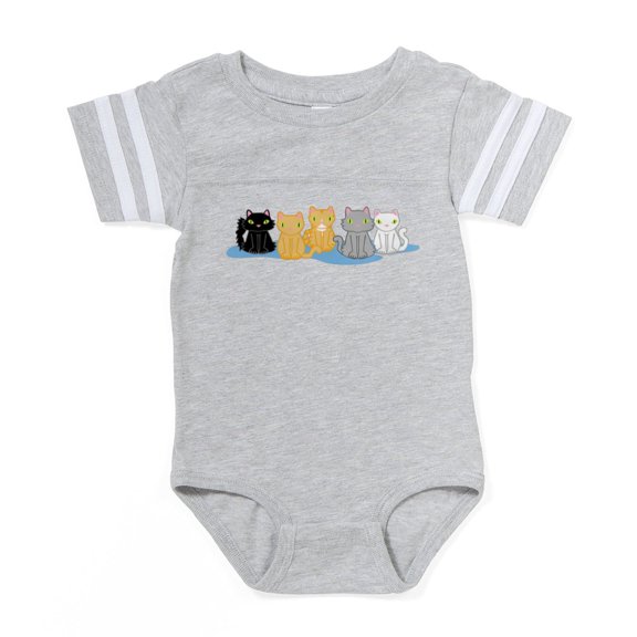 CafePress - Alyssa 8 Copy - Cute Infant Baby Football Bodysuit