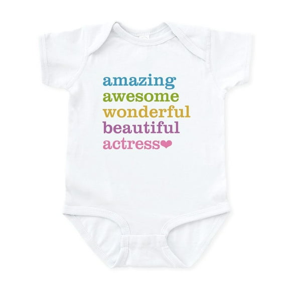 CafePress - Amazing Actress Body Suit - Baby Light Bodysuit, Size Newborn - 24 Months