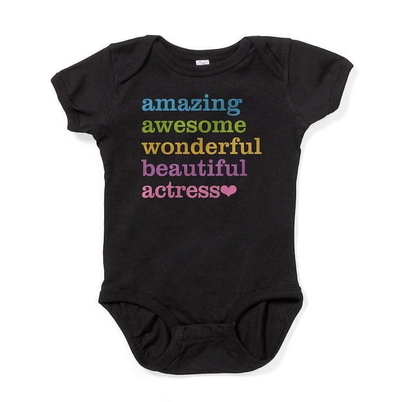 CafePress - Amazing Actress - Cute Infant Bodysuit Baby Romper - Size Newborn - 24 Months