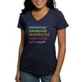 thumbnail image 1 of CafePress - Amazing Actress - Women's V-Neck Dark T-Shirt, 1 of 4