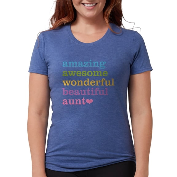 CafePress - Amazing Aun T Shirt - Womens Tri-blend T-Shirt
