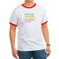 thumbnail image 1 of CafePress - Amazing Aunt Ringer T - 100% Cotton Ringed T-Shirt, 1 of 4