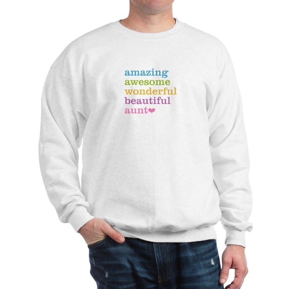 CafePress - Amazing Aunt Sweatshirt - Crew Neck Sweatshirt