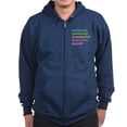 thumbnail image 1 of CafePress - Amazing Aunt Zip Hoodie (Dark) - Zip Hoodie, Classic Hooded Sweatshirt with Metal Zipper, 1 of 4