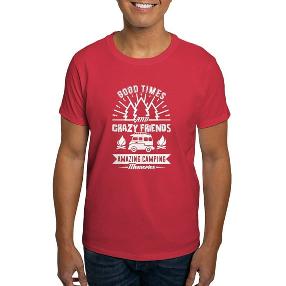 CafePress - Amazing Camping Memories Shirt T Shirt - Men's Classic Graphic Cotton T-Shirt