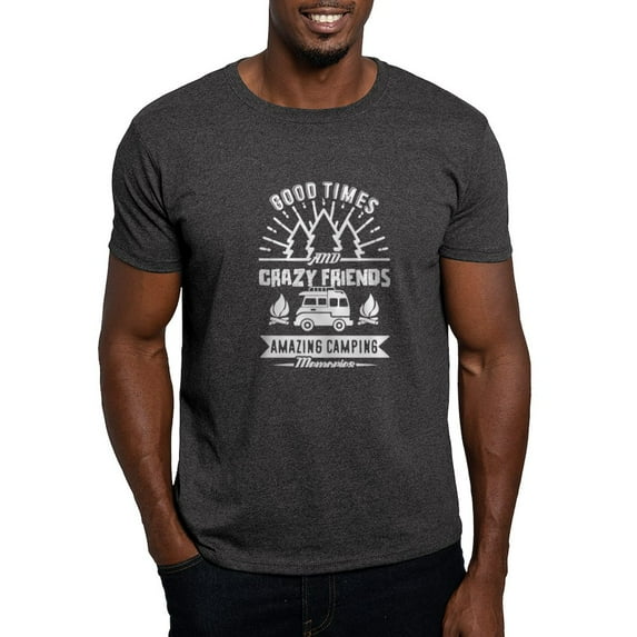 CafePress - Amazing Camping Memories Shirt T Shirt - Men's Classic Graphic Cotton T-Shirt