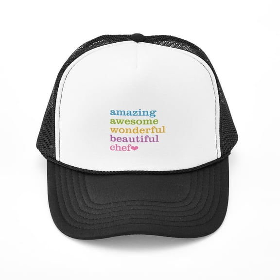CafePress - Amazing Chef - Adjustable Unisex Printed Trucker Hat with Mesh Back