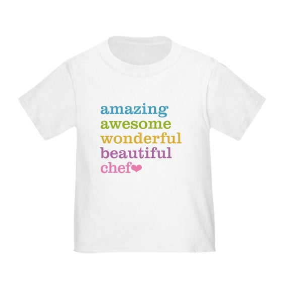 CafePress - Amazing Chef T Shirt - Cute Toddler T-Shirt, 100% Cotton
