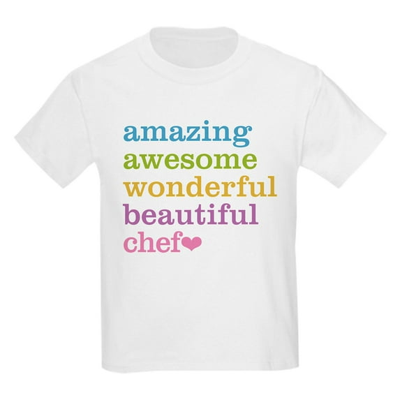 CafePress - Amazing Chef T Shirt - Light T-Shirt Kids XS-XL
