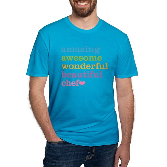 CafePress - Amazing Chef T Shirt - Men's Fitted T-Shirt