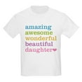 thumbnail image 1 of CafePress - Amazing Daughter Kids Light T Shirt - Light T-Shirt Kids XS-XL, 1 of 4