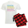 thumbnail image 1 of CafePress - Amazing Daughter Men's Light Pajamas - Men's Light Loose Fit Cotton Pajama Set, 1 of 7