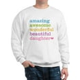 thumbnail image 1 of CafePress - Amazing Daughter Sweatshirt - Crew Neck Sweatshirt, 1 of 1