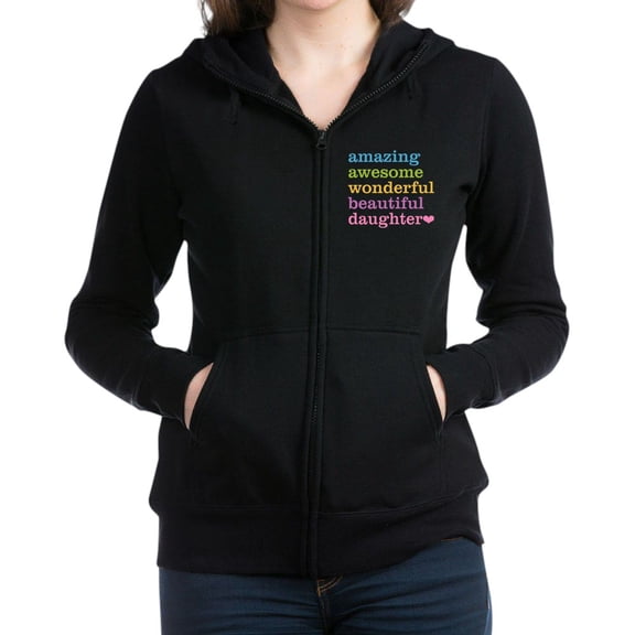 CafePress - Amazing Daughter Women's Zip Up Hoodie - Women's Zip Hoodie