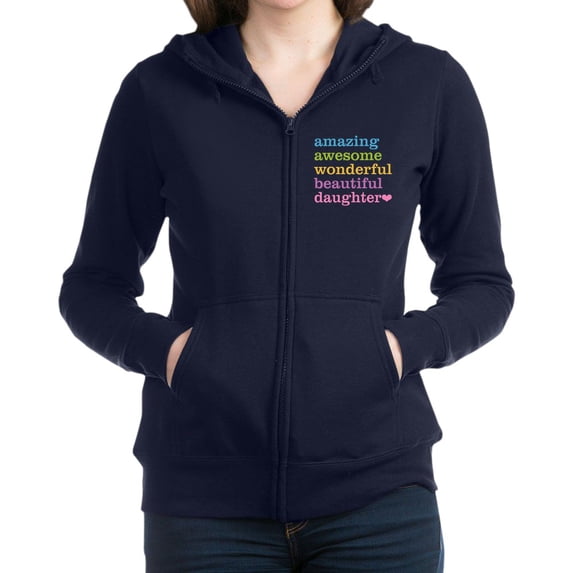 CafePress - Amazing Daughter Women's Zip Up Hoodie - Women's Zip Hoodie