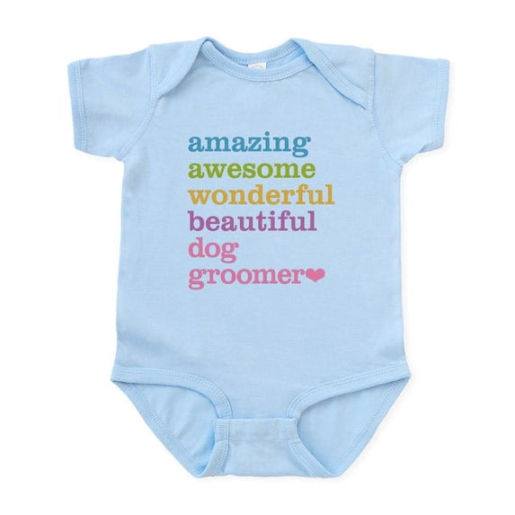CafePress - Amazing Dog Groomer Body Suit - Baby Light Bodysuit, Size Newborn - 24 Months