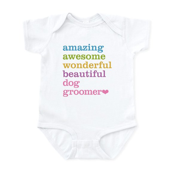 CafePress - Amazing Dog Groomer Body Suit - Baby Light Bodysuit, Size Newborn - 24 Months