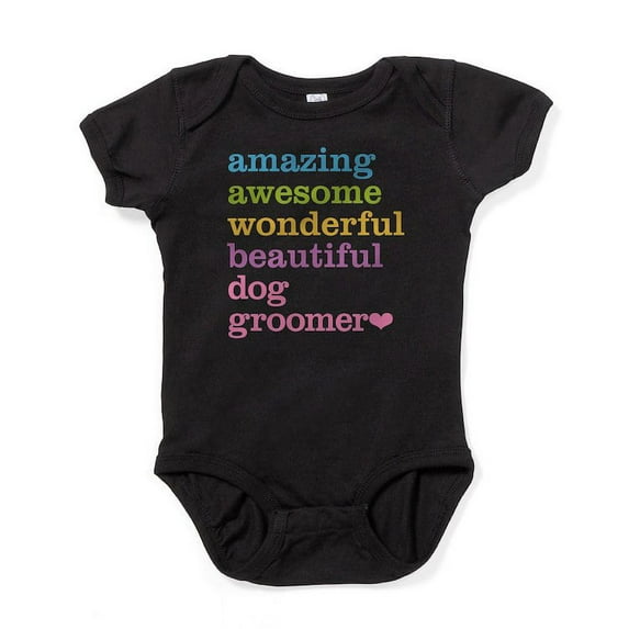 CafePress - Amazing Dog Groomer - Cute Infant Bodysuit Baby Romper - Size Newborn - 24 Months