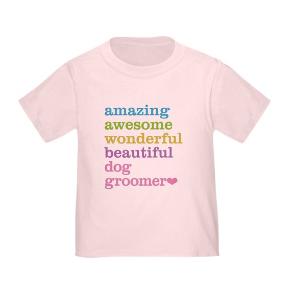 CafePress - Amazing Dog Groomer T Shirt - Cute Toddler T-Shirt, 100% Cotton