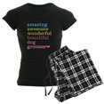 thumbnail image 1 of CafePress - Amazing Dog Groomer - Women's Dark Pajamas, 1 of 4