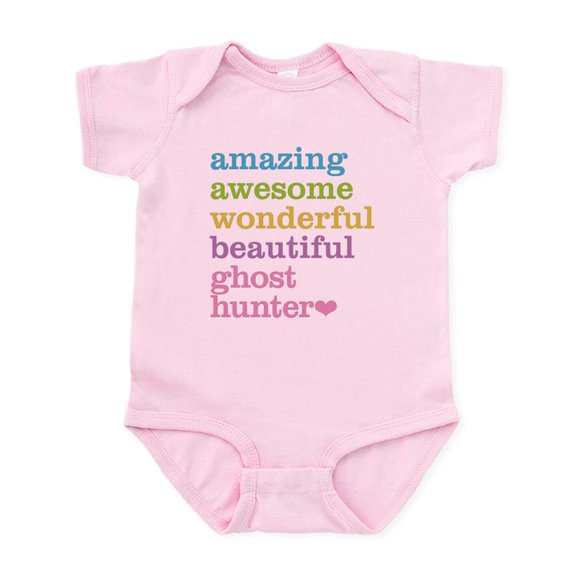 CafePress - Amazing Ghost Hunter Body Suit - Baby Light Bodysuit, Size Newborn - 24 Months