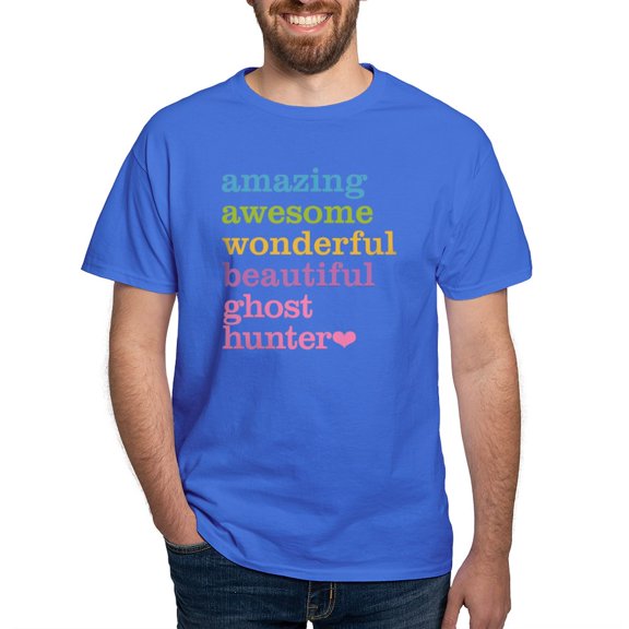 CafePress - Amazing Ghost Hunter T Shirt - Men's Classic Graphic Cotton T-Shirt