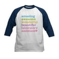 thumbnail image 1 of CafePress - Amazing Laboratory Assistant Baseball Jersey - Kids Cotton Baseball Jersey, 3/4 Sleeve Shirt, 1 of 4