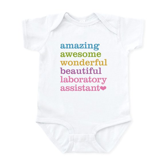 CafePress - Amazing Laboratory Assistant Body Suit - Baby Light Bodysuit, Size Newborn - 24 Months