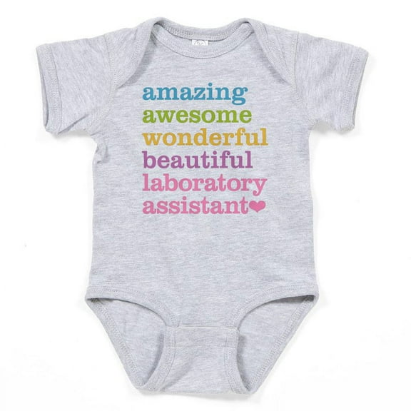 CafePress - Amazing Laboratory Assistant - Cute Infant Bodysuit Baby Romper - Size Newborn - 24 Months