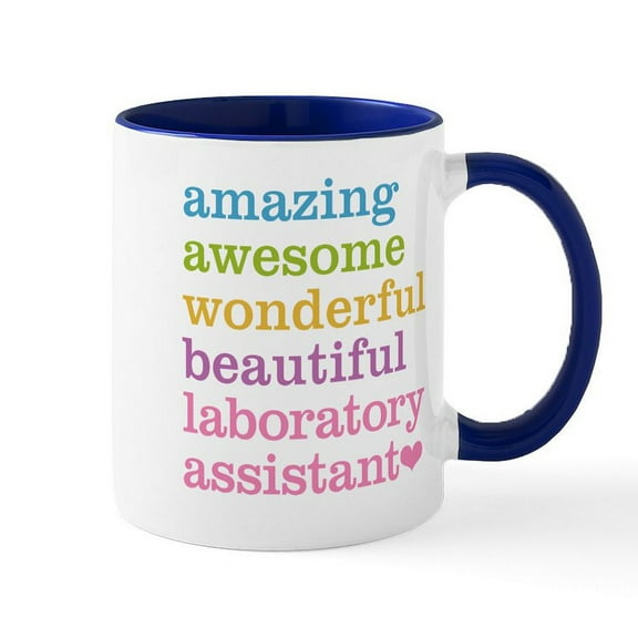 CafePress - Amazing Laboratory Assistant Mugs - 11 oz Ceramic Mug - Novelty Coffee Tea Cup