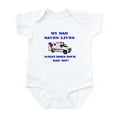 thumbnail image 1 of CafePress - Ambulance Saves Lives Dad Infant Bodysuit - Baby Light Bodysuit, Size Newborn - 24 Months, 1 of 4