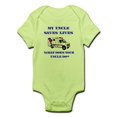thumbnail image 1 of CafePress - Ambulance Saves Lives-Uncle Infant Bodysuit - Baby Light Bodysuit, 1 of 1