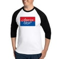 thumbnail image 1 of CafePress - America First Baseball Jersey - Cotton Baseball Jersey, 3/4 Raglan Sleeve Shirt, 1 of 4