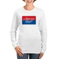 thumbnail image 1 of CafePress - America First Long Sleeve T Shirt - Women's Long Sleeve Graphic Casual T-Shirt, 1 of 4