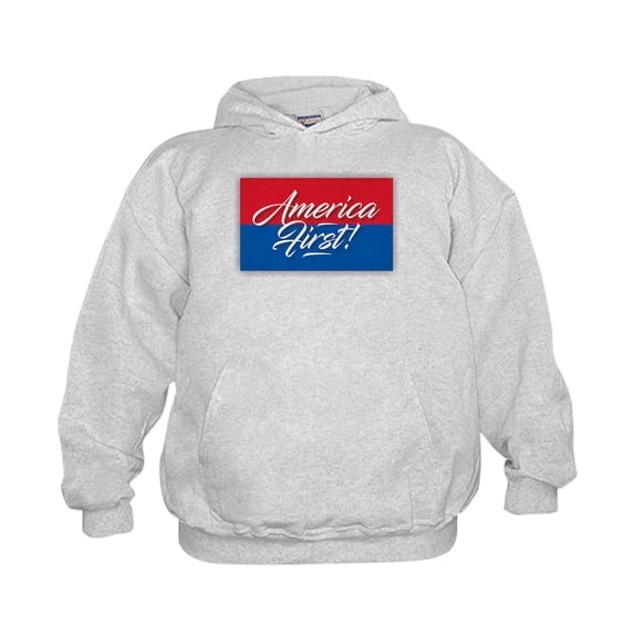 CafePress - America First Sweatshirt - Kids Hooded Sweatshirt, Classic Hoodie
