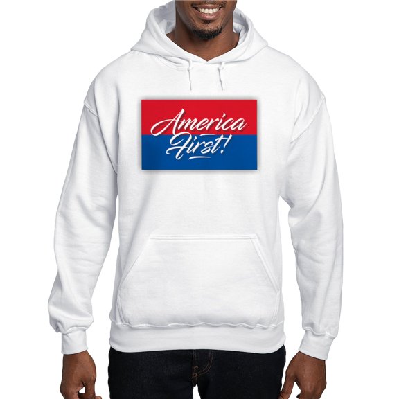 CafePress - America First Sweatshirt - Pullover Hoodie, Hooded Sweatshirt