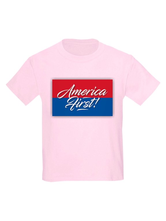 - America First T Shirt - Light T-Shirt Kids XS-XL