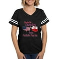 thumbnail image 1 of CafePress - America With Polish Parts Women's Football T Shirt - Womens Football Shirt, 1 of 4