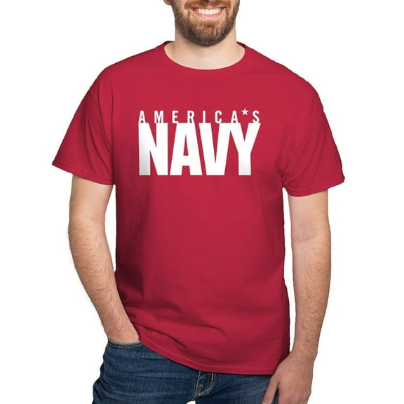 CafePress - America's Navy Dark T Shirt - Men's Classic Graphic Cotton T-Shirt