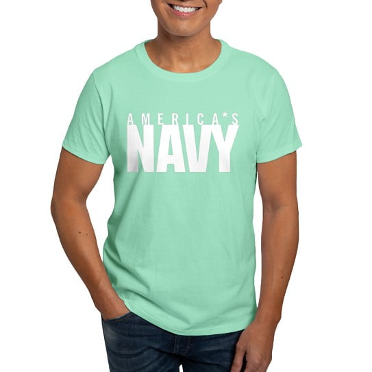 CafePress - America's Navy Dark T Shirt - Men's Classic Cotton T-Shirts